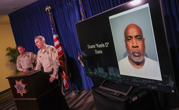 Las Vegas Police Department Holds News Conference On Arrest In 1996 Murder Of Tupac Shakur