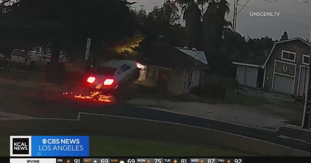 Driver flies into Grand Terrace home, residents forced to evacuate