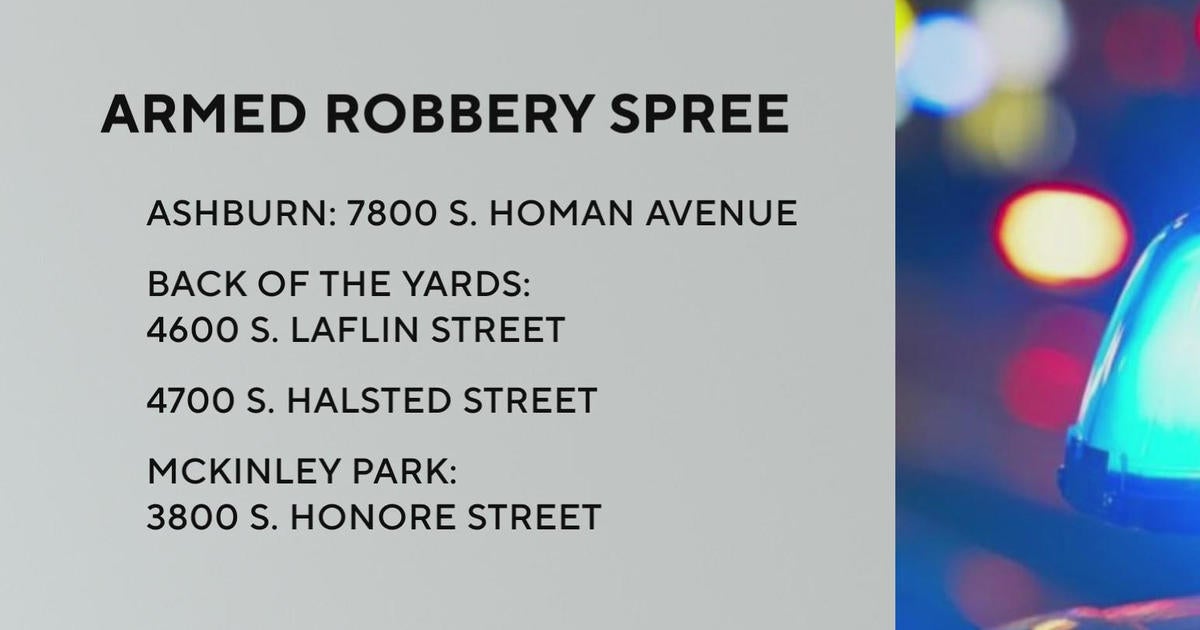 CPD Issue Alert Of Armed Robberies Within Minutes On South, Southwest ...