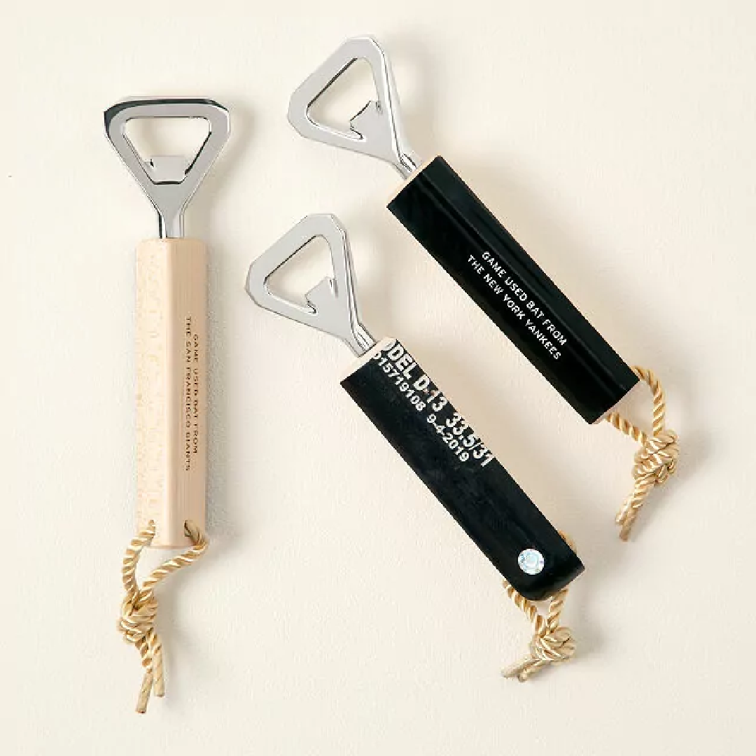 MLB Game Used Baseball Bat Bottle Openers