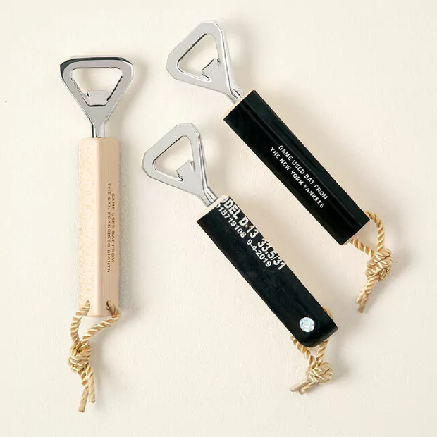 MLB Game Used Baseball Bat Bottle Openers