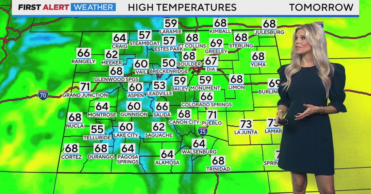 Mild Temperatures Continue For The Rest Of The Week - CBS Colorado