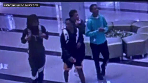 Four individuals wanted in connection to a mugging at Roosevelt Field Mall 