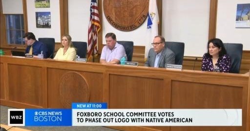 Foxboro School Committee votes to phase out logo with Native American