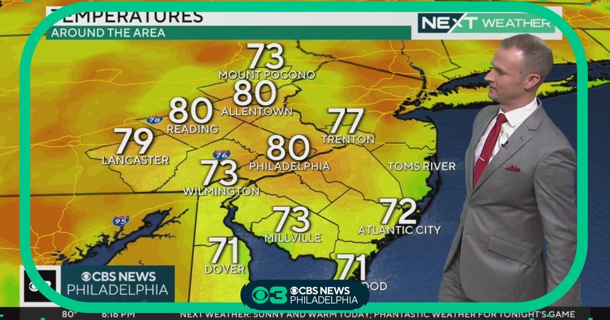 NEXT Weather: Chilly change coming up - CBS Philadelphia