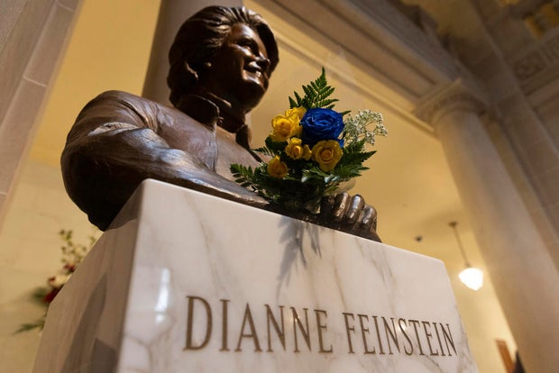 Dianne Feinstein lies in state at San Francisco City Hall