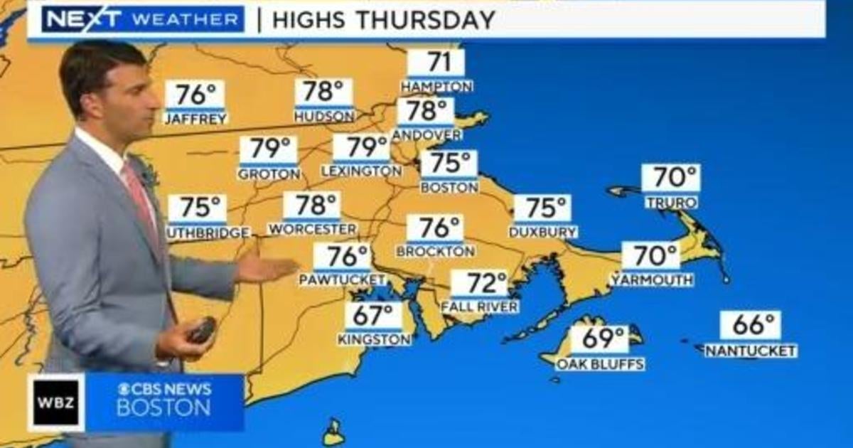 Next Weather: WBZ Evening Forecast For October 3