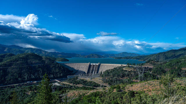 Shasta Lake As California Reservoirs Replenished By Snowpack Melt 