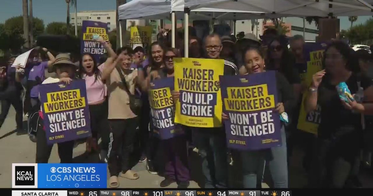 Thousands of Kaiser Permanente workers hit picket line to start three ...