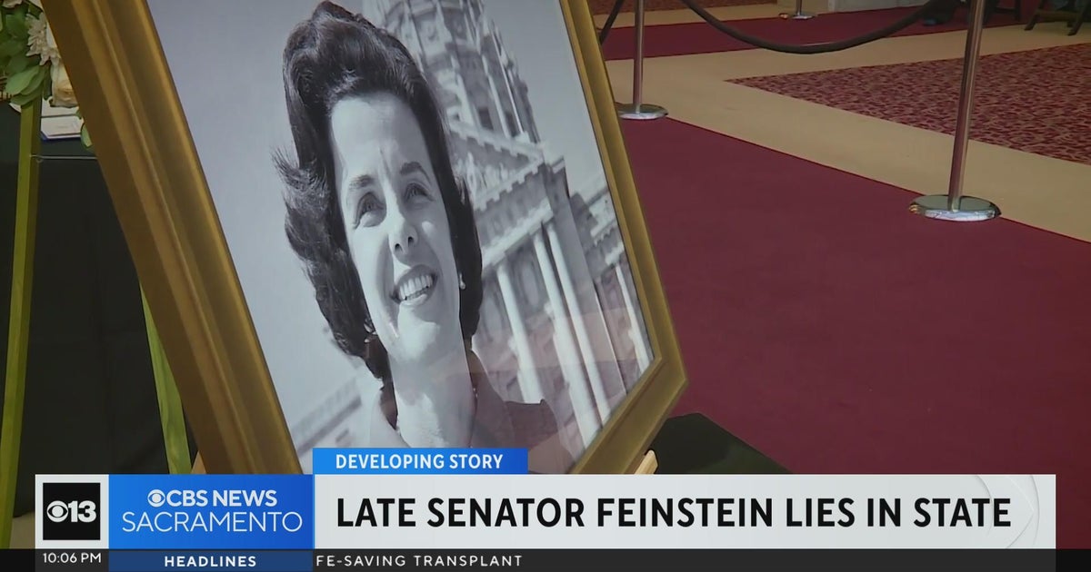 Tributes pour in all day Wednesday as late Sen. Dianne Feinstein lies in state in San Francisco