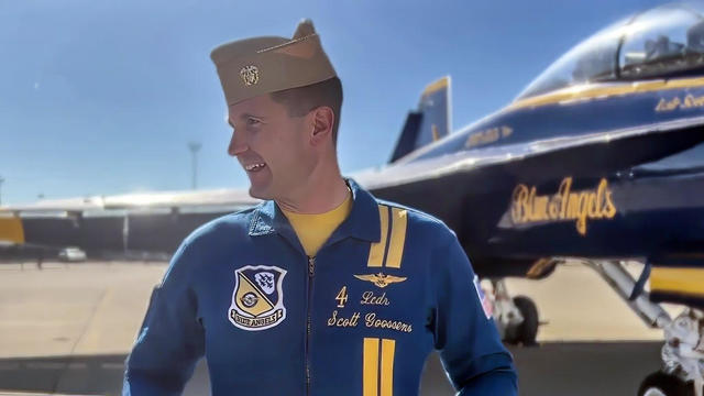 Blue Angel pilot Lcdr. Scott Goossens 