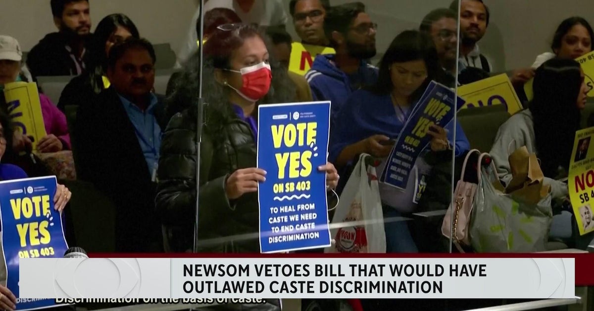 Newsom vetoes bill that would have outlawed caste discrimination