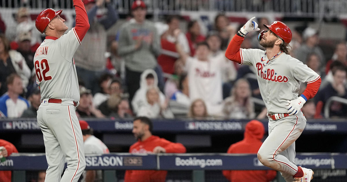 WATCH: Bryce Harper, Alec Bohm, Brandon Marsh put Phillies ahead early in  World Series Game 3 with home runs 