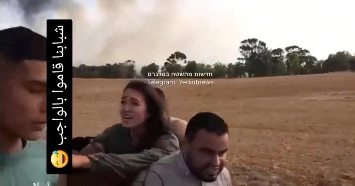 "Her name is Noa": Video shows woman being taken by Hamas at Supernova music festival where at least 260 were killed