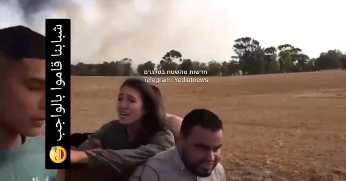 Her name is Noa Video shows woman being taken by Hamas at Supernova music festival where at least 260 were killed CBS News Her name is Noa Video shows woman being taken by Hamas at Supernova music festival where at least 260 were killed CBS News
