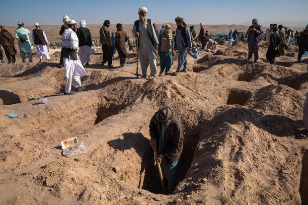 Afghanistan earthquake death toll climbs amid frantic search and rescue efforts in Herat province