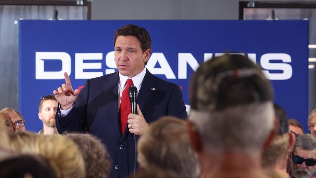 Presidential Candidate Ron DeSantis Campaigns In Iowa 
