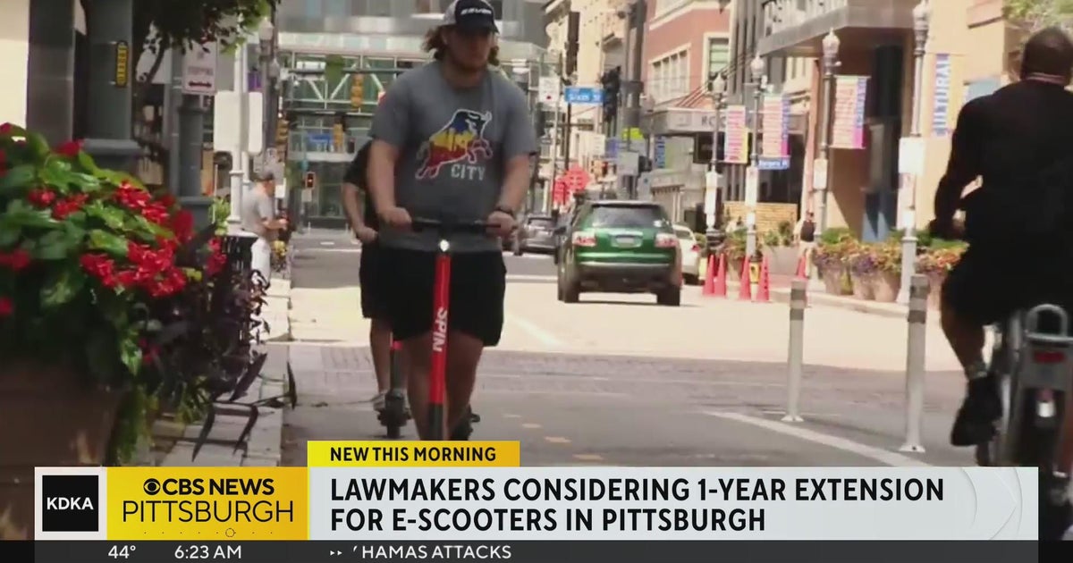 Lawmakers considering 1year extension for Pittsburgh escooter program