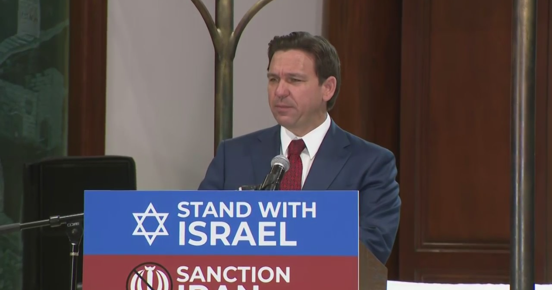 Gov. DeSantis expresses assistance for Israel, proposes amplified sanctions on Iran