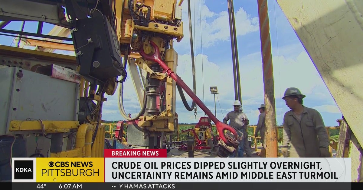 Uncertainty over crude oil prices amid Middle East turmoil - CBS Pittsburgh