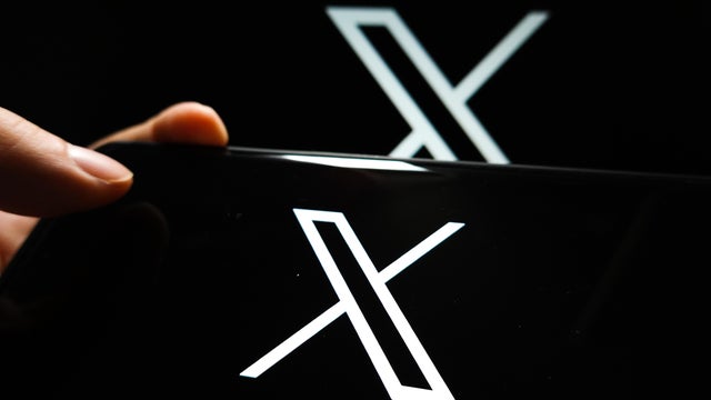 In this photo illustration, the Twitter "X" logo is 