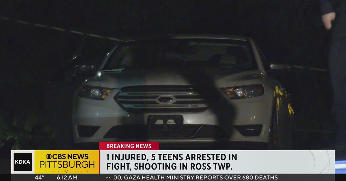 1 injured, 5 teens in custody after shooting in Ross Township - CBS ...