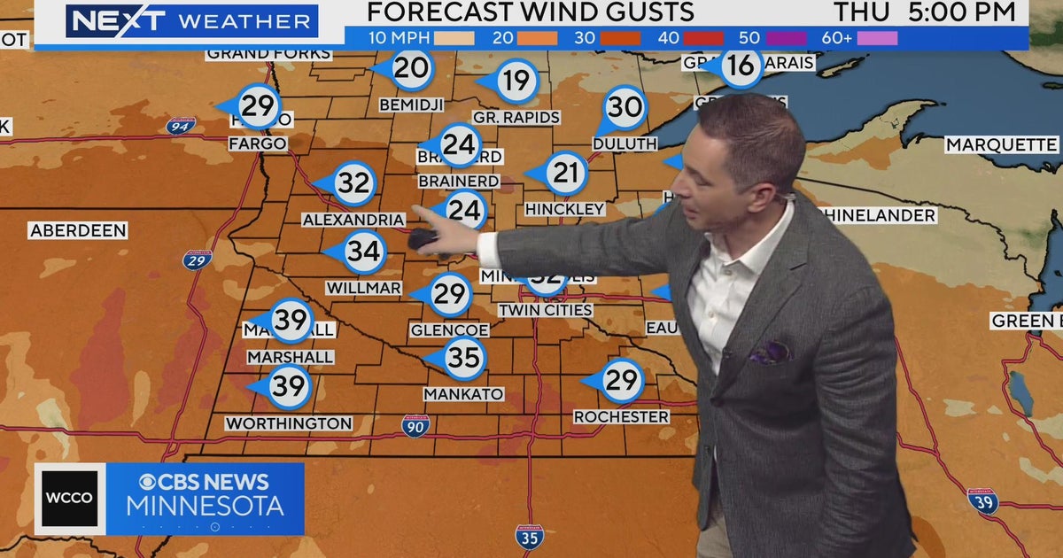 One more sunny day, then wet and windy end to week CBS Minnesota