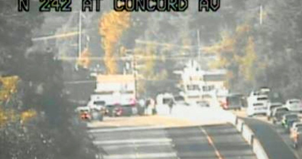 Update: Highway 242 lanes reopened in Concord following hours-long ...