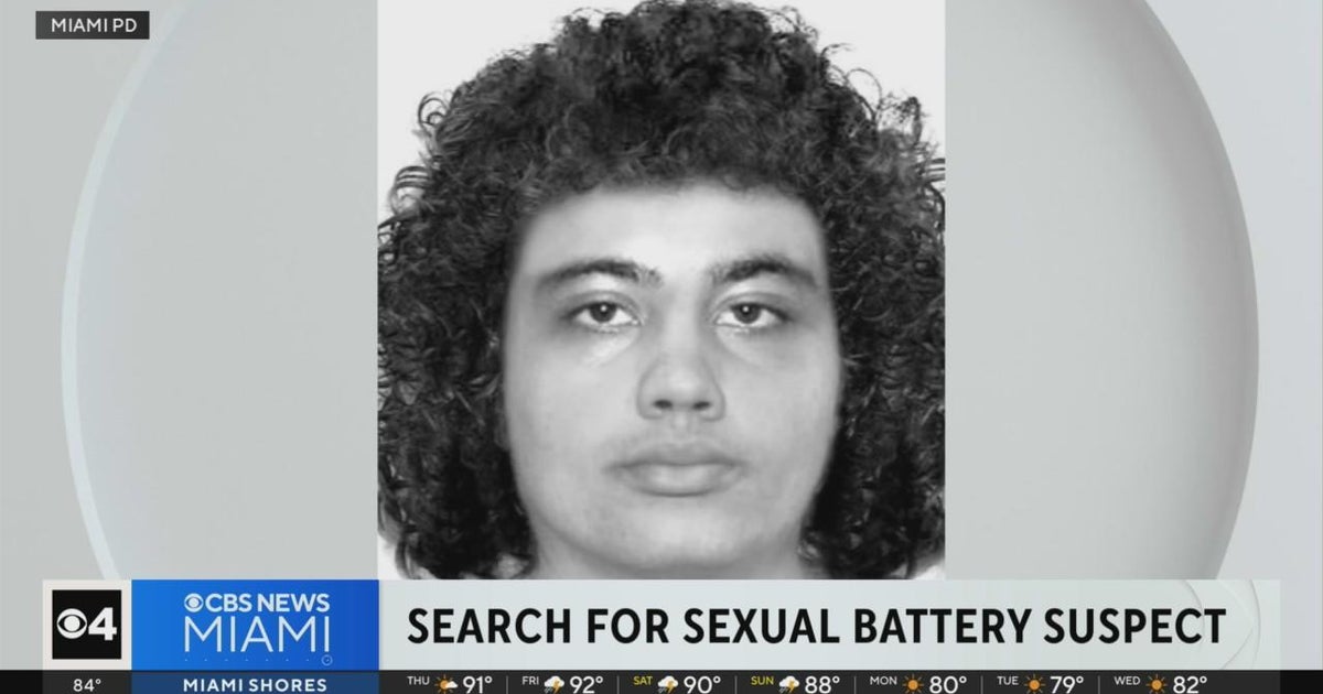 Search on for suspect in sexual battery - CBS Miami