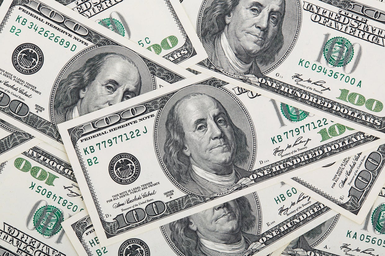 US dollars as a background 