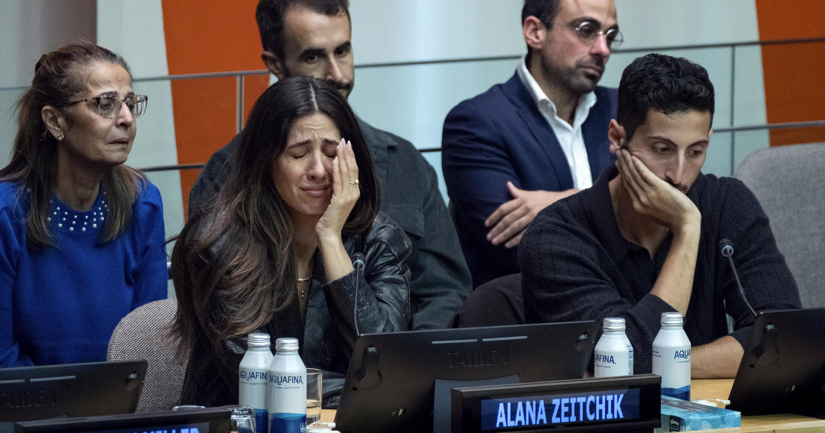 Israel's U.N. mission hears from families of kidnapped, missing: "We want them back. It's all we want. "