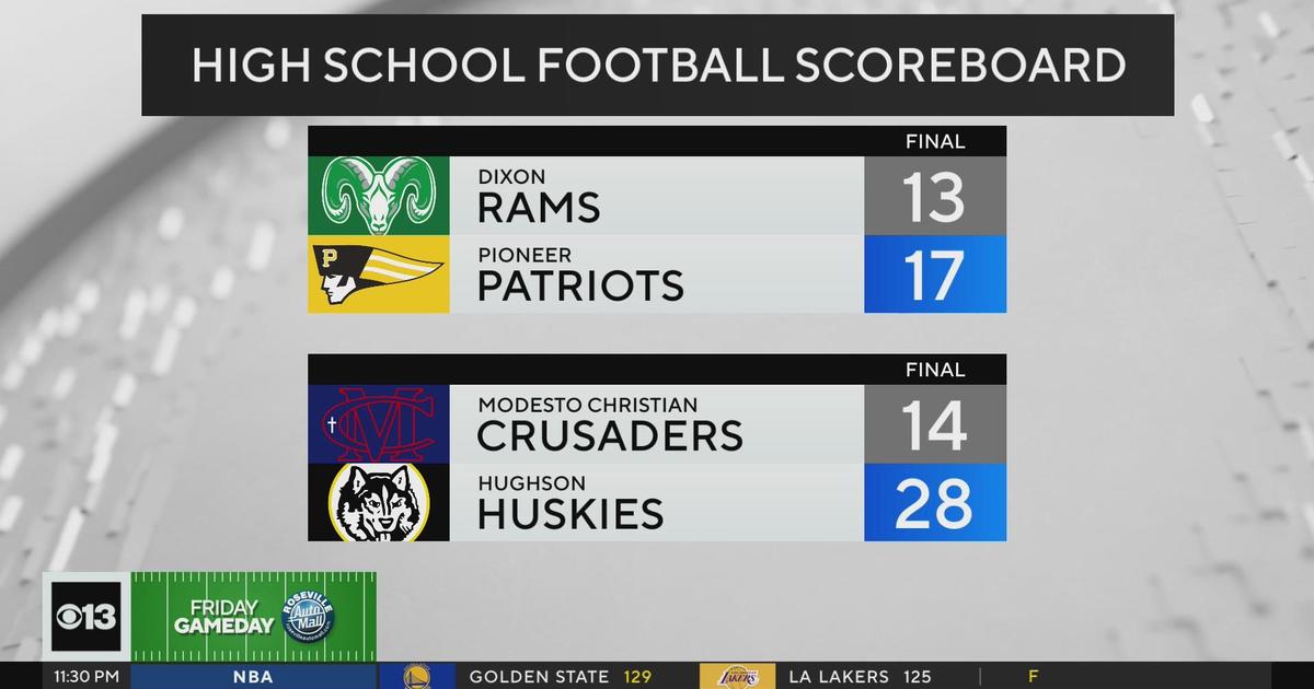 Friday Gameday: Other scores from around the region - CBS Sacramento