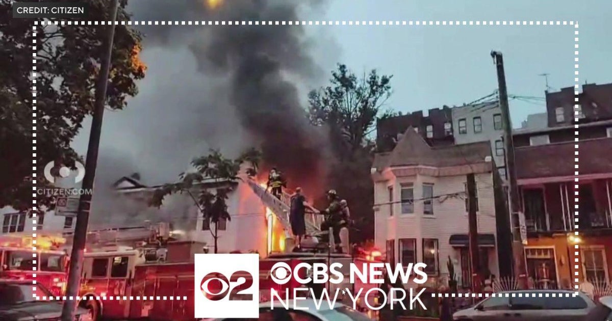 3 firefighters, 1 civilian injured in Bronx house fire - CBS New York