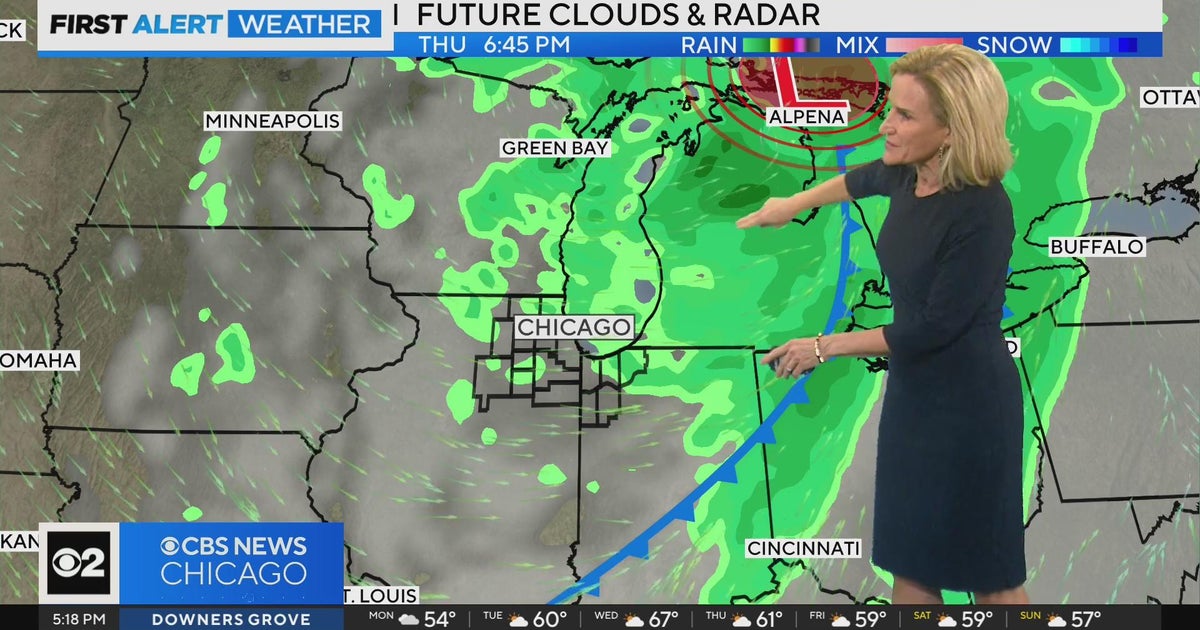 Chicago First Alert Weather: Cloudy skies to start the week - CBS Chicago
