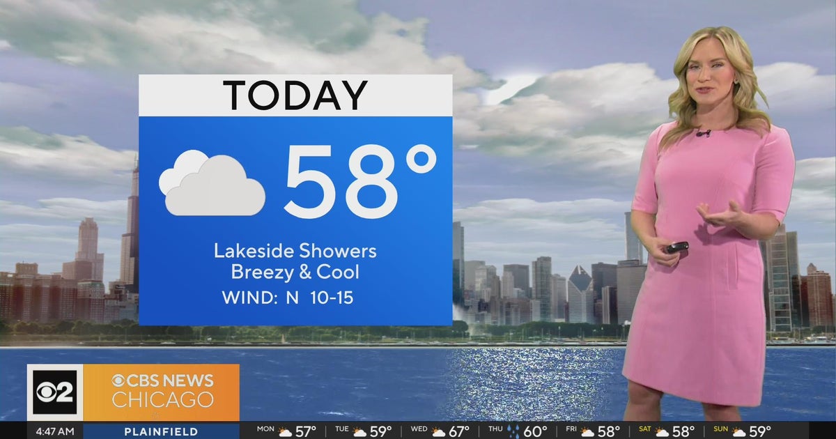 Chicago First Alert Weather: Cloudy, breezy day - CBS Chicago