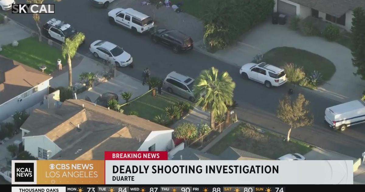 Man killed in Duarte shooting; investigation underway - CBS Los Angeles