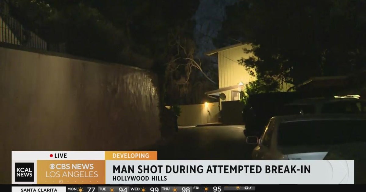 LAPD investigating attempted home invasion in the Hollywood Hills - CBS ...