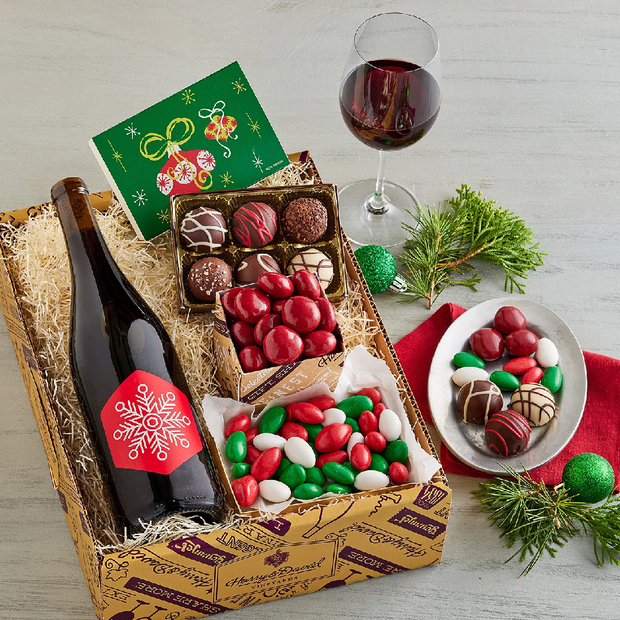Harry and David Holiday Cheer wine gift