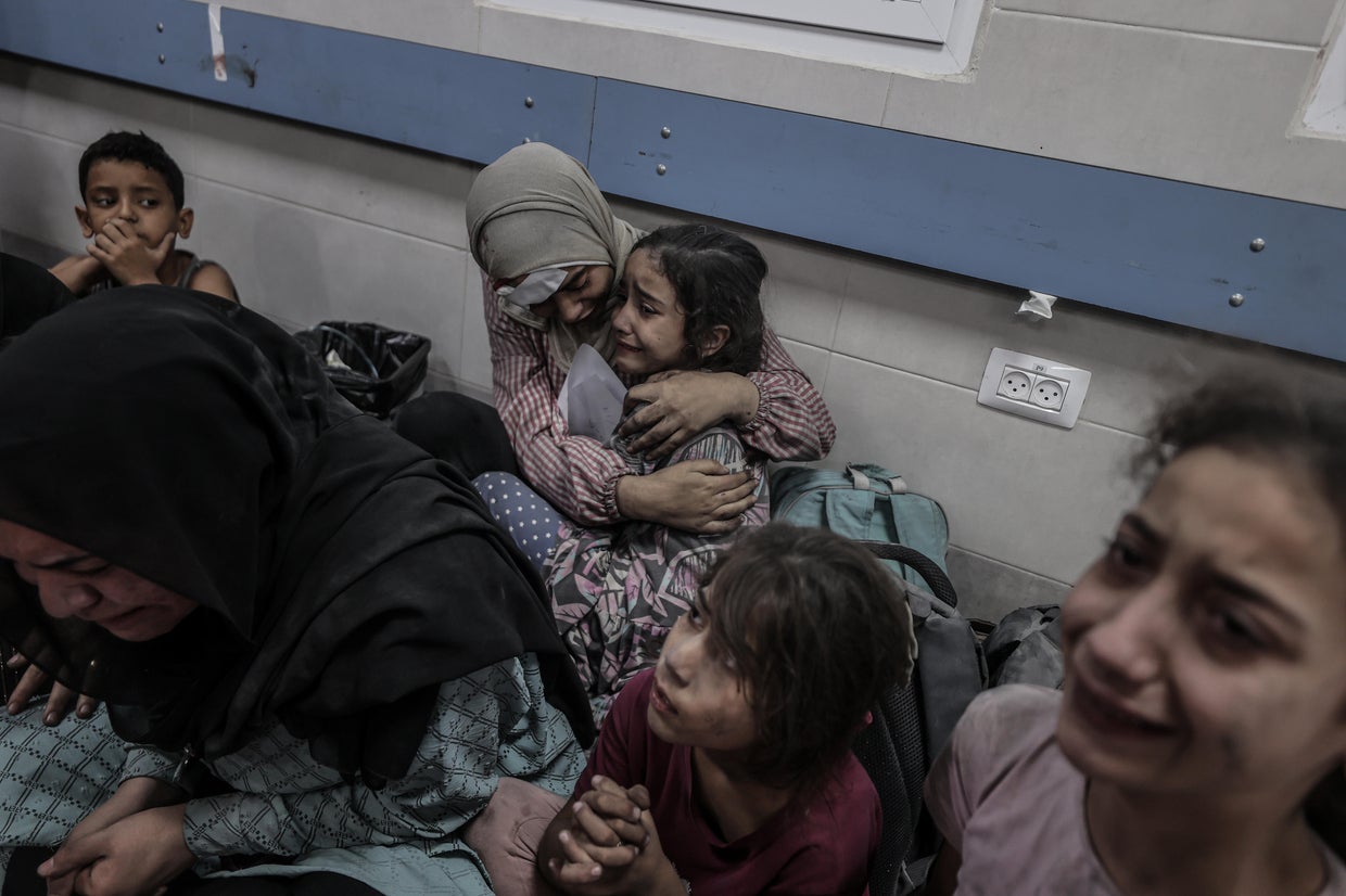 Hundreds feared dead in Gaza hospital blast as Israeli, Palestinian ...