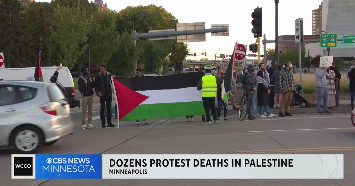 Protest held in Minneapolis over deaths in Palestine