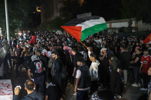 LEBANON-FRANCE-PALESTINIAN-ISRAEL-CONFLICT-PROTEST 