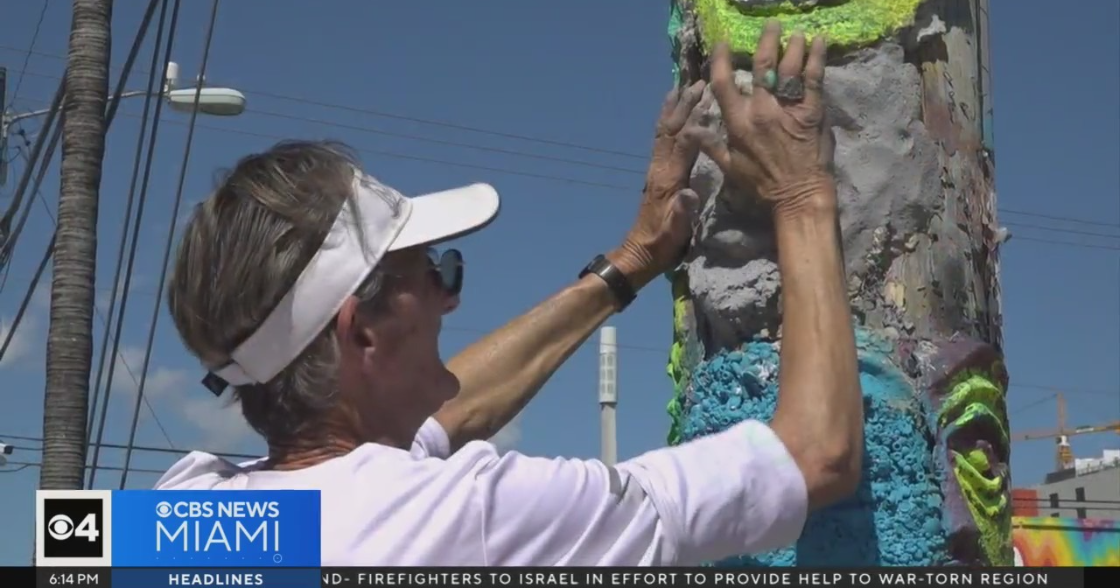 Wynwood guy works by using his artwork to continue to keep himself sober and make his group extra gorgeous