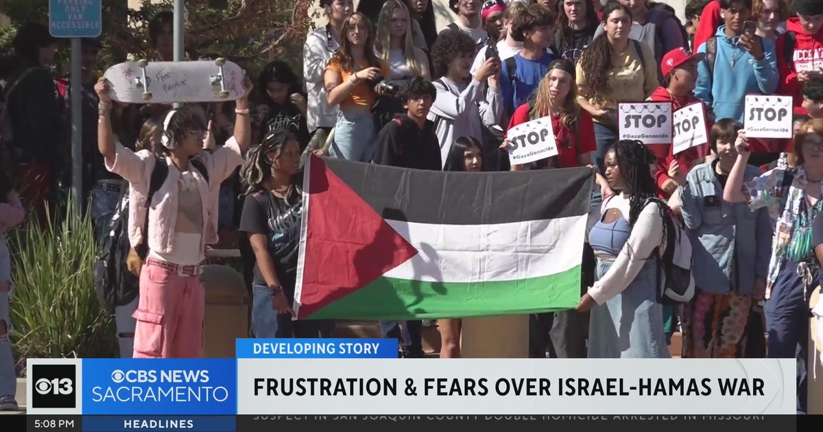 Frustration, fears over Israel-Hamas War boil over at Sacramento high school