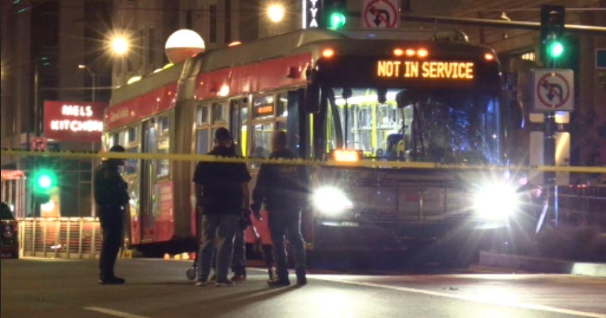 Pedestrian fatally struck by San Francisco Muni bus on Van Ness Avenue ...