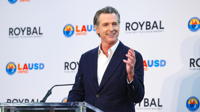 George Clooney, California Governor Gavin Newsom and Senator Laphonza Butler celebrate the second year of The Roybal Film and Television Production School 