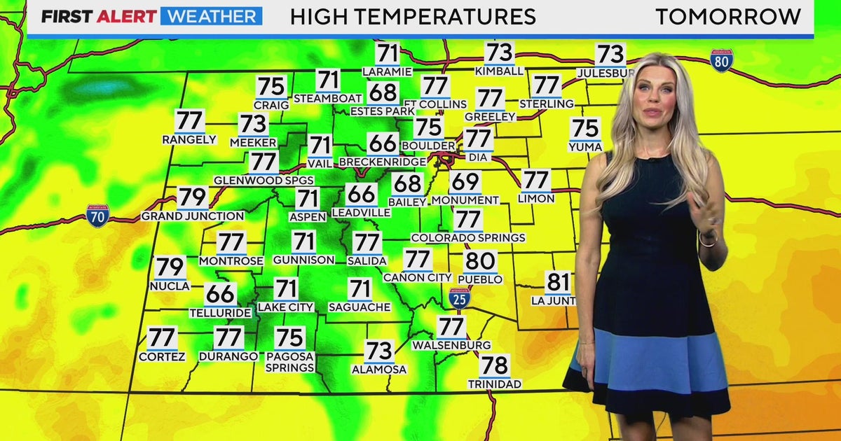 Staying Warm And Mild Through The Weekend - CBS Colorado