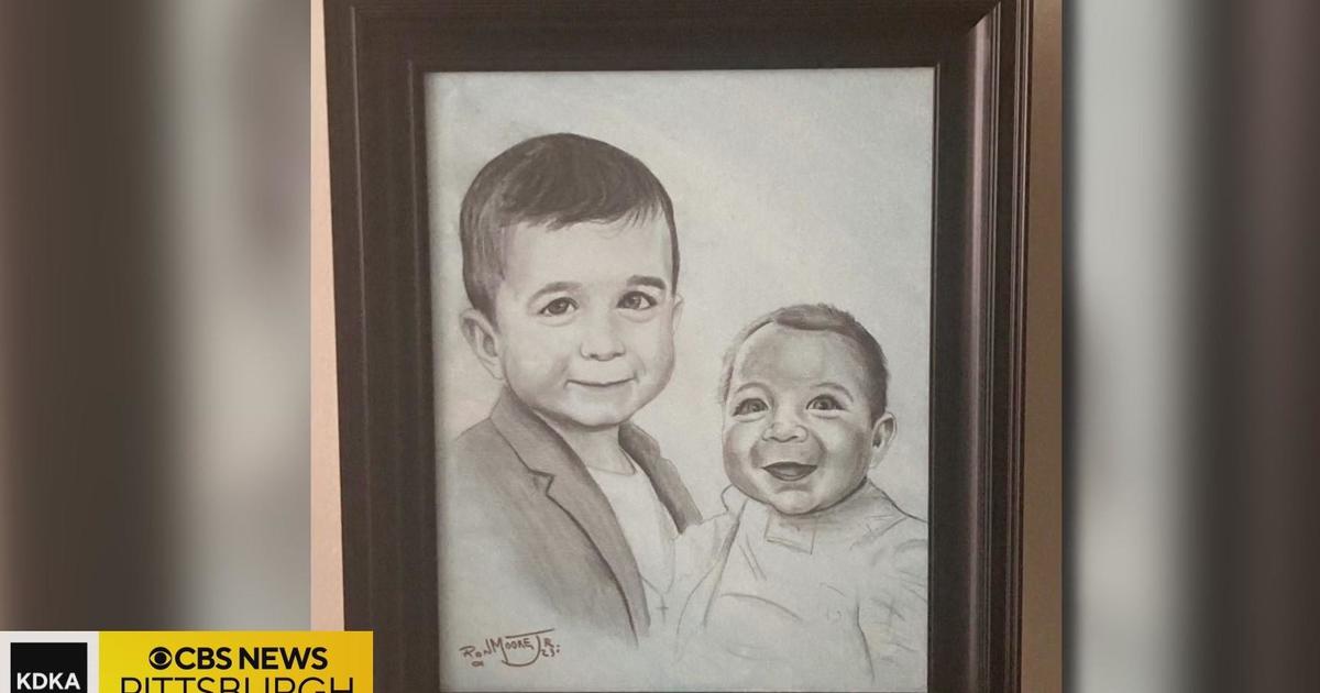 “We love him and we care about him:” Pittsburgh area artist paints portrait to support baby undergoing heart condition treatments