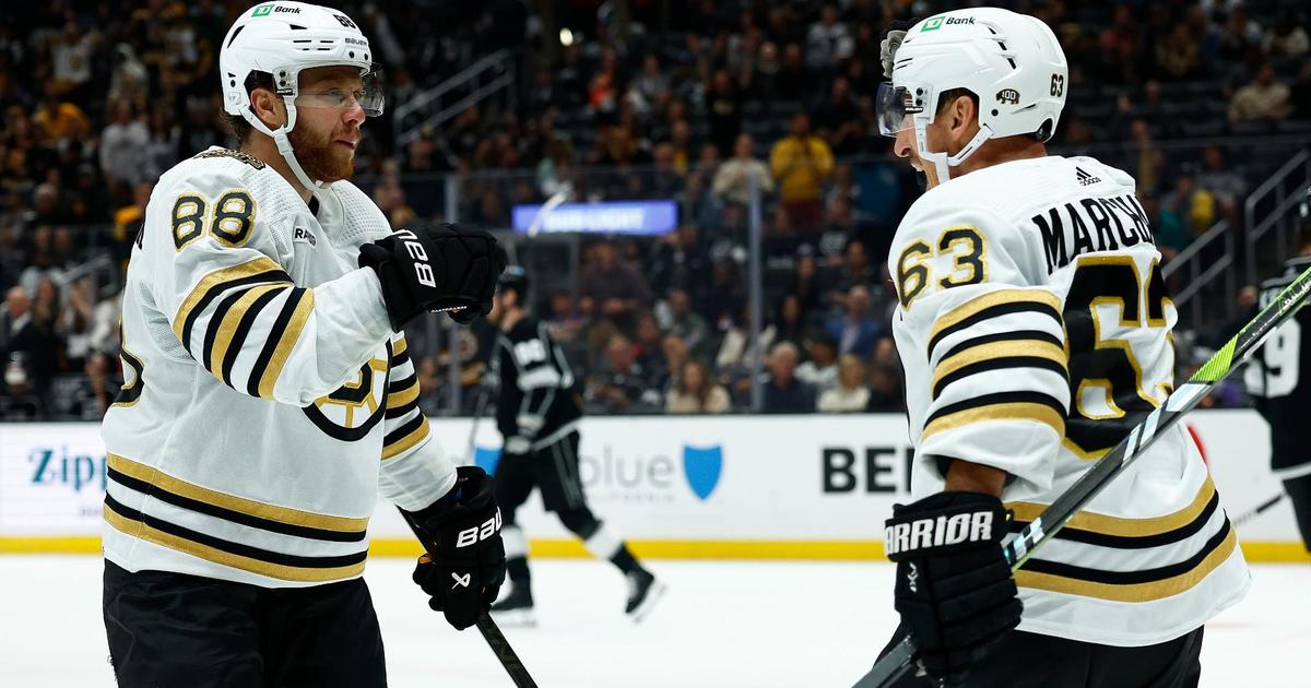 Marchand scores twice, as Bruins beat Kings 4-2 to stay unbeaten