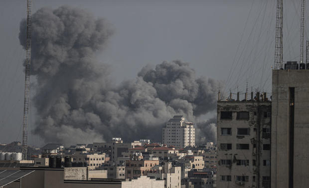 Israeli airstrikes continue on the 16th day in Gaza 