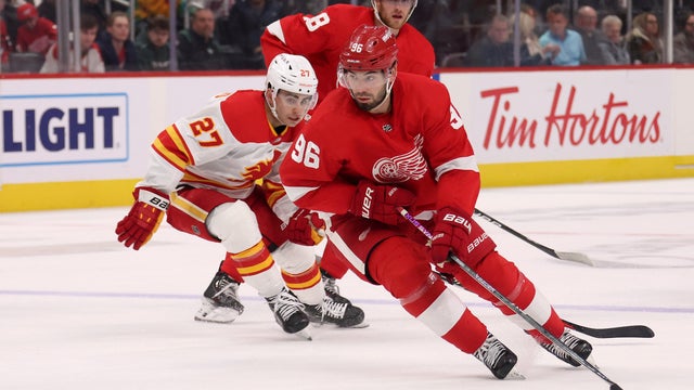 Calgary Flames v Detroit Red Wings